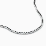 Bratar tennis argint 2 mm noir essence