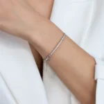 Bratara argint pietre zirconia Rhythm