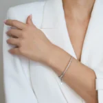 Bratara argint pietre zirconia Rhythm