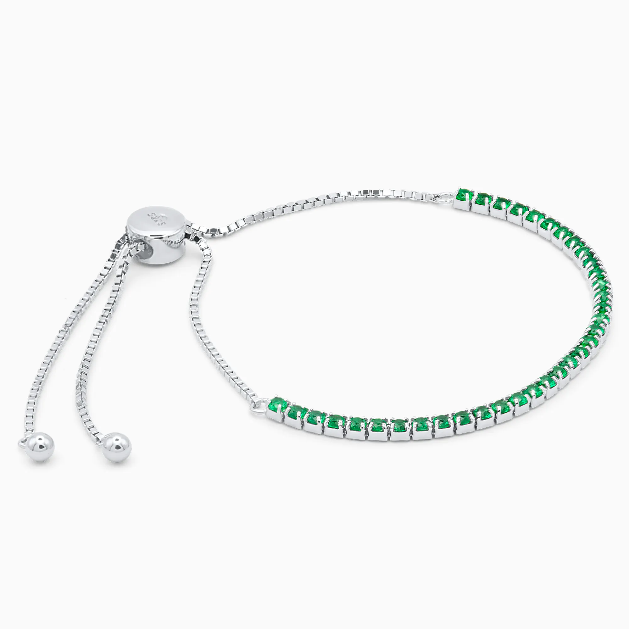 Bratara tennis argint 2 mm caelis detaliu pietre Bratara tennis argint 2 mm caelis detaliu pietre