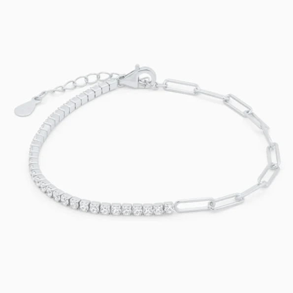 Bratara tennis argint balance