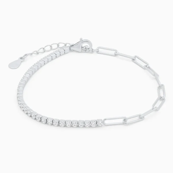 Bratara tennis argint balance