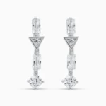 Cercei argint design geometric mystic lines
