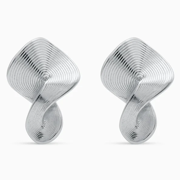 Cercei argint design modern minimalist modern twist