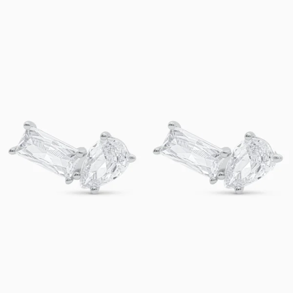 Cercei argint piatra lacrima Refined Geometry