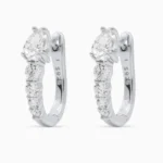 Cercei argint pietre cubic zirconia iris