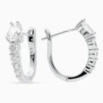 Cercei argint pietre cubic zirconia iris