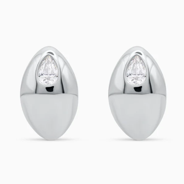 Cercei argint pietre cubic zirconia pure drop