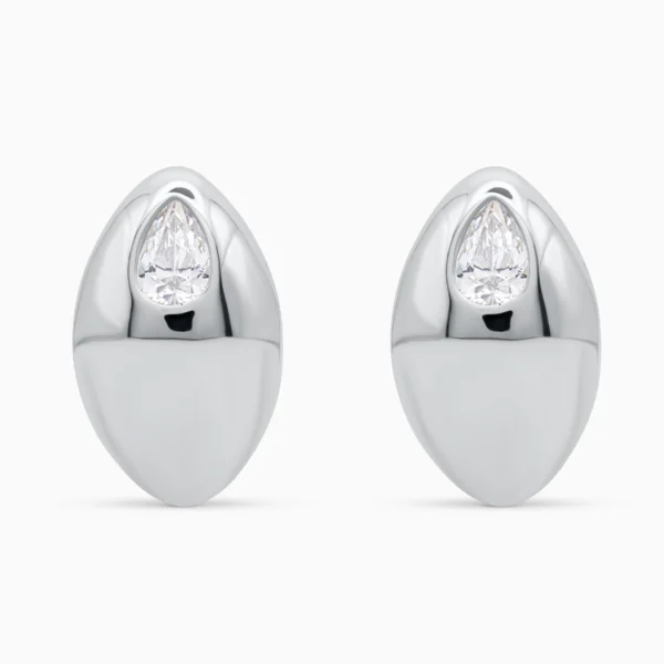 Cercei argint pietre cubic zirconia pure drop