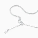 Choker argint stea silver star vedere frontala