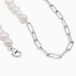 Colier argint Ivory Glow vedere frontala
