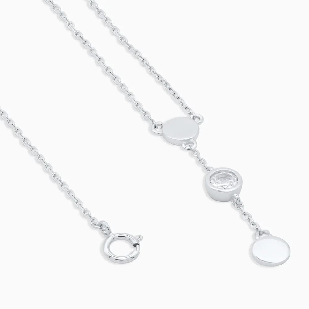 Colier argint Pure Femininity detaliu inchidere