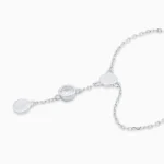 Colier argint Pure Femininity vedere frontala
