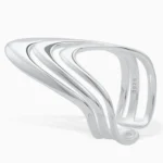 Inel-argint-design-geometric-Triple-Line-vedere-frontala
