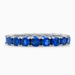 Inel-argint-eternity-pietre-albastre-Blue-Eternity-vedere-frontala
