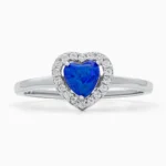 Inel-argint-opal-albastru-Blue-Opal-Heart-vedere-frontala