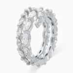 Inel-argint-pietre-cubic-zirconia-Delicate-Layers-vedere-frontala