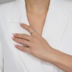 Inel-argint-pietre-cubic-zirconia-Line-of-Light-vedere-frontala