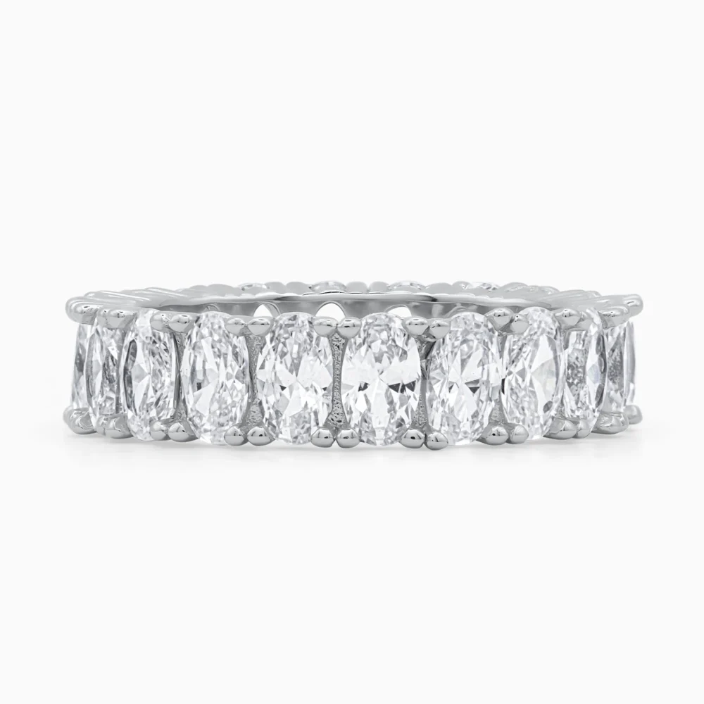 Inel din argint Endless Sparkle decorat cu pietre cubic zirconia fațetate, detaliu pietre