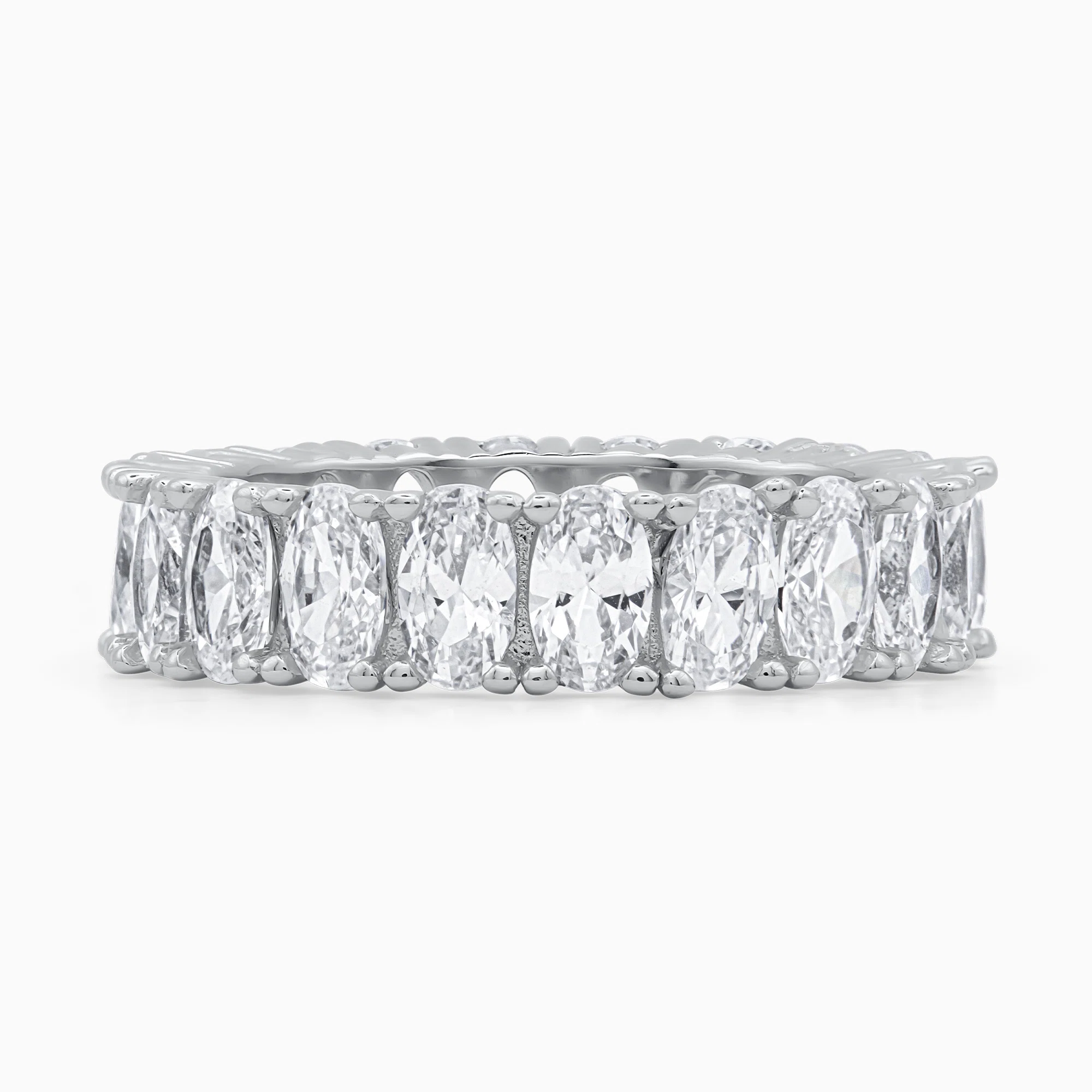 Inel-argint-pietre-cubic-zirconia-fatetate-Endless-Sparkle-detaliu-pietre Inel din argint Endless Sparkle decorat cu pietre cubic zirconia fațetate, detaliu pietre