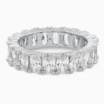 Inel-argint-pietre-cubic-zirconia-fatetate-Endless-Sparkle-vedere frontala
