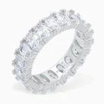 Inel-argint-pietre-cubic-zirconia-fatetate-Endless-Sparkle-vedere frontala