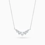 colier argint cubic zirconia grace vedere frontala