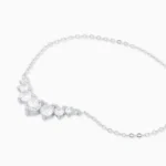 colier argint cubic zirconia grace vedere frontala