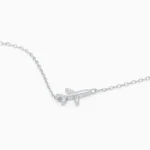 Bratara argint charm avion travel spirit