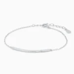 Bratara minimalista argint zirconia pure line