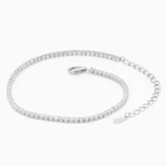 Bratara tennis argint pietre zirconia elegant line 2 mm