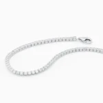 Bratara tennis argint pietre zirconia elegant line 2 mm