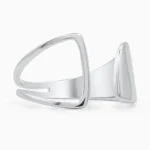 Inel-argint-Modern-Muse-design-asimetric-vedere-frontala