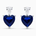 cercei argint piatra albastra deep blue love