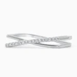 inel-argint-design-geometric-Timeless-Twist-vedere-frontala