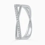 inel-argint-design-geometric-Timeless-Twist-vedere-frontala