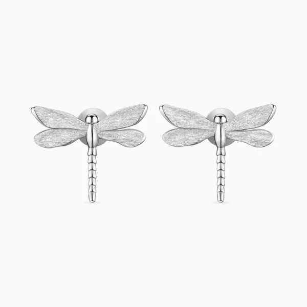 Cercei din argint cu libelulă – Dragonfly Waltz